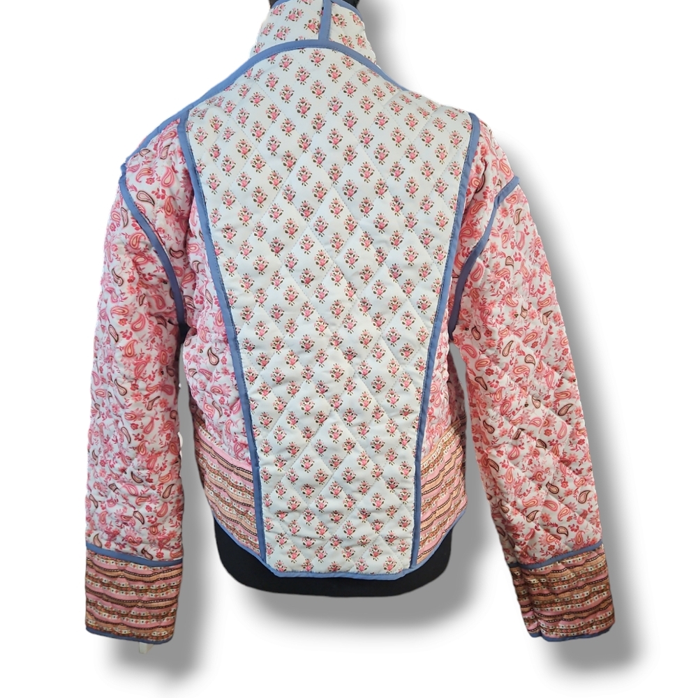 Wyeysyt Women's Cropped Puffer Quilted Jacket - Picture 5 of 7
